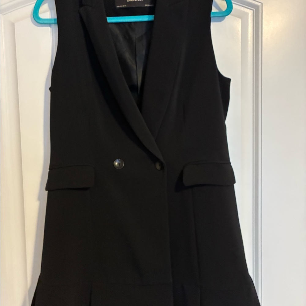 Zara Basic  Black Blazer Dress